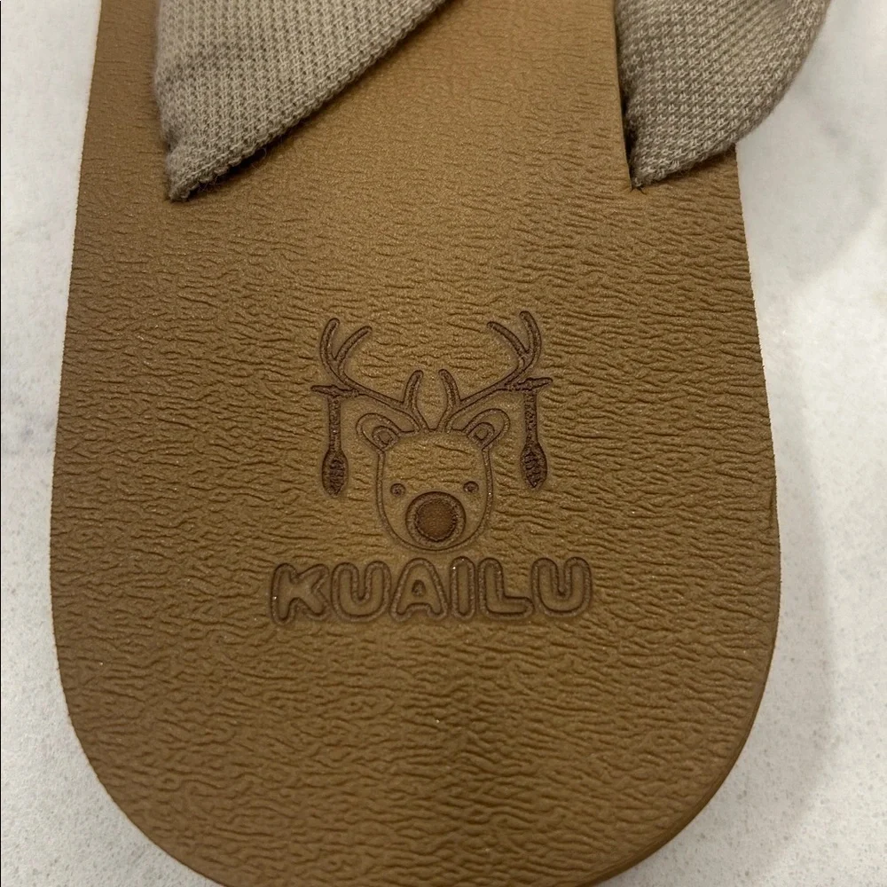 KuaiLu Flip Flops for Women with Arch Support Yoga Mat Comfortable Beach 8 NWT